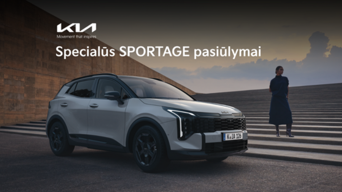 Jūsų naujasis KIA SPORTAGE