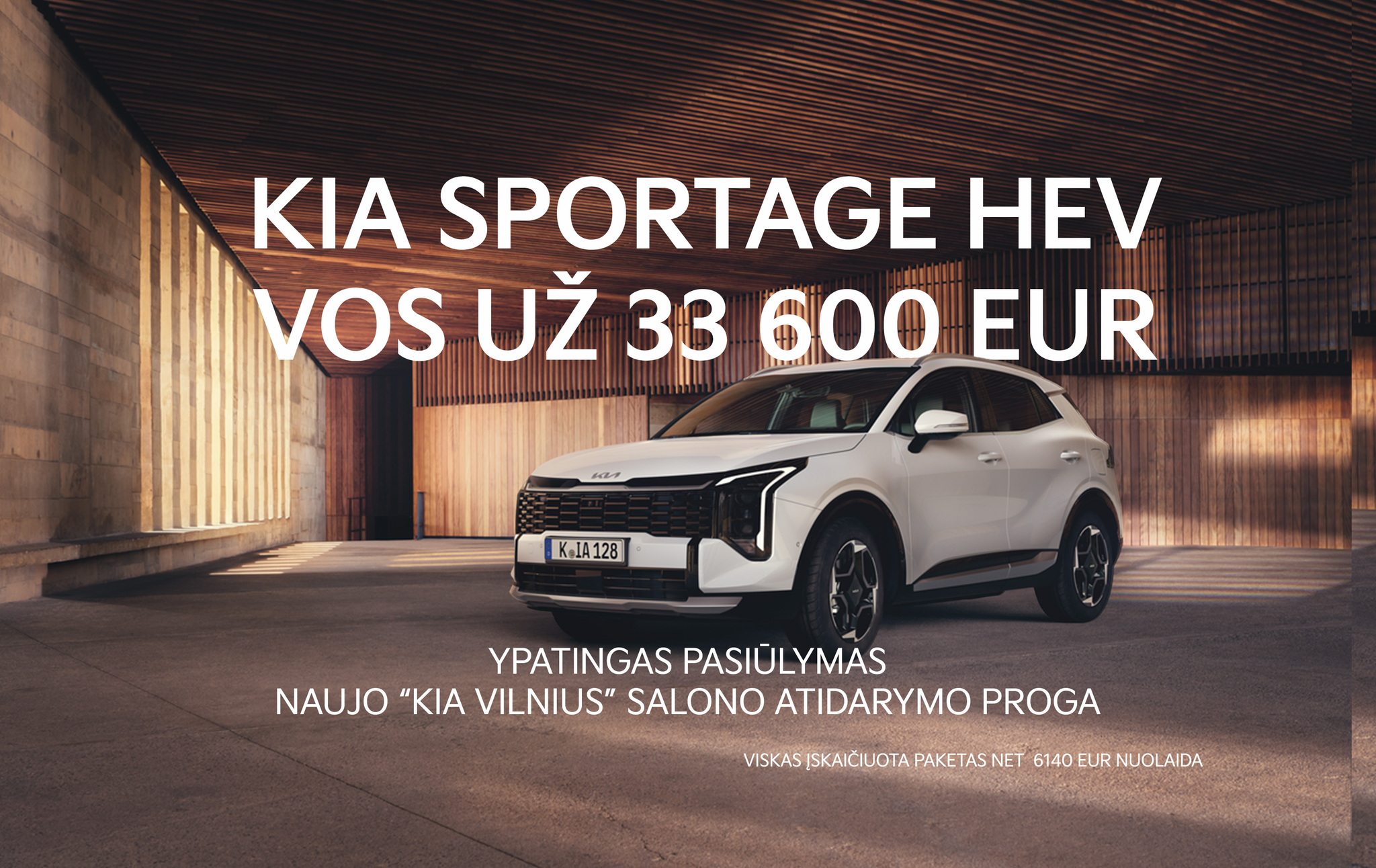 Sportage salono atidarymo proga